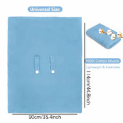 Baby Safety Seat Sun Shade Infant Stroller Cover Soft Muslin Material Breathable Windproof Sun Proof Baby Cover