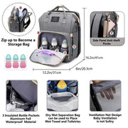 Backpack Portable Folding Crib Baby