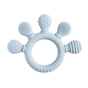 1pc Silicone Teether,Food Grade Baby 0-12 Toys,Teething Ring Sensory Toys for Toddlers,Silicone Animal Soothing Toys Accessories
