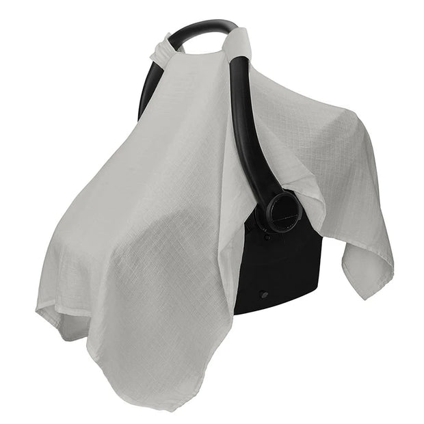 Baby Safety Seat Sun Shade Infant Stroller Cover Soft Muslin Material Breathable Windproof Sun Proof Baby Cover